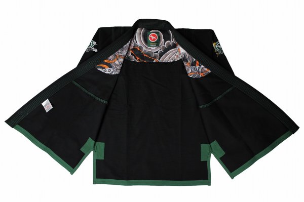 Photo2: BULLTERRIER Jiu-Jitsu Gi FUJIN RAIJIN 2.0 Black (2)