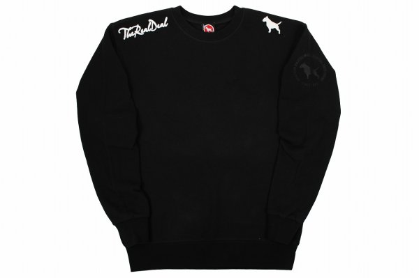 Photo1: BULL TERRIER Sweatshirt MOCOLOGO Black (1)