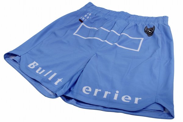 Photo8: BULL TERRIER Fight Shorts FIGHT&SPORTS Sky (8)