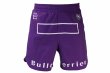 Photo1: BULL TERRIER Fight Shorts FIGHT&SPORTS Purple (1)