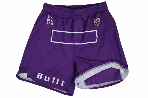 Photo6: BULL TERRIER Fight Shorts FIGHT&SPORTS Purple (6)