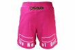 Photo3: BULL TERRIER Fight Shorts FIGHT&SPORTS Pink (3)