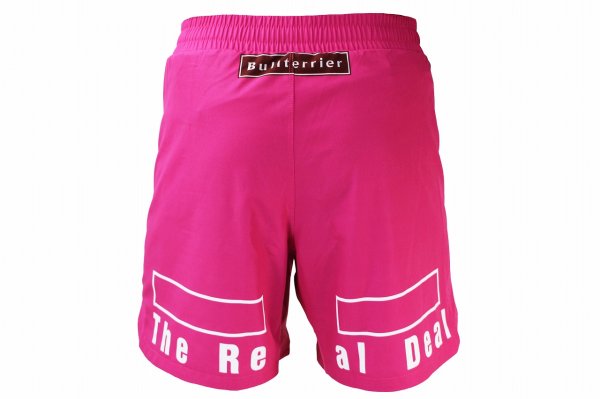 Photo3: BULL TERRIER Fight Shorts FIGHT&SPORTS Pink (3)
