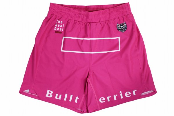 Photo4: BULL TERRIER Fight Shorts FIGHT&SPORTS Pink (4)
