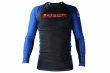 Photo1: BULL TERRIER Rashguard RANK 4.0 Long Sleeve Blue (1)
