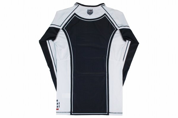 Photo5: BULL TERRIER Rashguard RANK 4.0 Long Sleeve White (5)