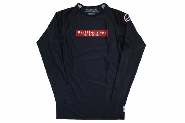 Photo4: BULL TERRIER Rashguard RANK 4.0 Long Sleeve Black (4)