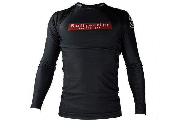 Photo1: BULL TERRIER Rashguard RANK 4.0 Long Sleeve Black (1)