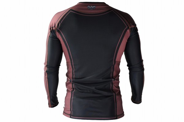 Photo3: BULL TERRIER Rashguard RANK 4.0 Long Sleeve Brown (3)