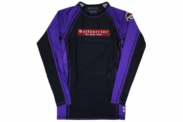 Photo4: BULL TERRIER Rashguard RANK 4.0 Long Sleeve Purple (4)