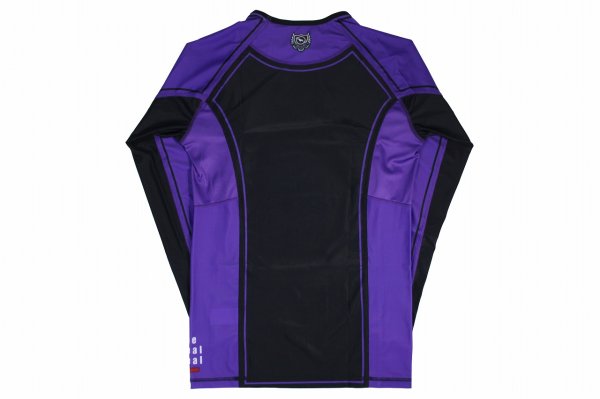 Photo5: BULL TERRIER Rashguard RANK 4.0 Long Sleeve Purple (5)