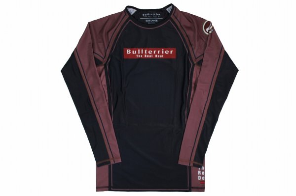 Photo4: BULL TERRIER Rashguard RANK 4.0 Long Sleeve Brown (4)