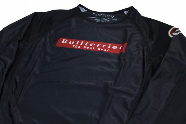 Photo6: BULL TERRIER Rashguard RANK 4.0 Long Sleeve Black (6)