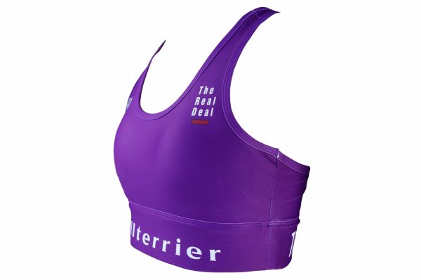 Photo6: BULL TERRIER Ladies Bra Top 3.0 Purple (6)
