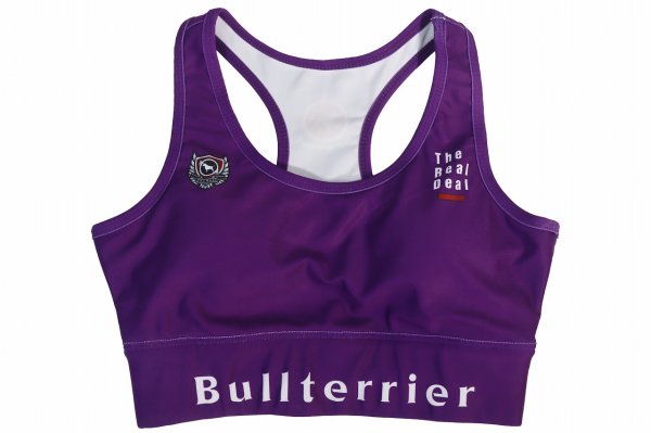 Photo1: BULL TERRIER Ladies Bra Top 3.0 Purple (1)
