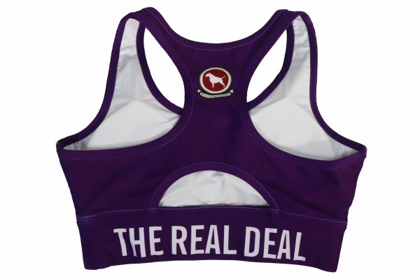 Photo2: BULL TERRIER Ladies Bra Top 3.0 Purple (2)