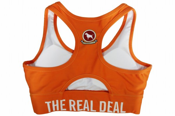 Photo2: BULL TERRIER Ladies Bra Top 3.0 Orange (2)
