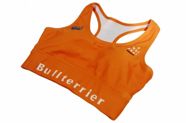 Photo3: BULL TERRIER Ladies Bra Top 3.0 Orange (3)