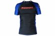 Photo1: BULL TERRIER Rashguard RANK 4.0 Short Sleeve Blue (1)