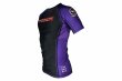 Photo2: BULL TERRIER Rashguard RANK 4.0 Short Sleeve Purple (2)