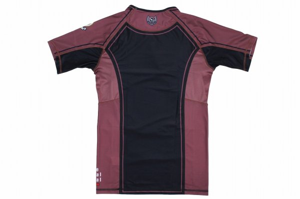 Photo5: BULL TERRIER Rashguard RANK 4.0 Short Sleeve Brown (5)