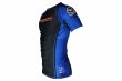 Photo2: BULL TERRIER Rashguard RANK 4.0 Short Sleeve Blue (2)