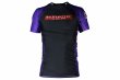 Photo1: BULL TERRIER Rashguard RANK 4.0 Short Sleeve Purple (1)