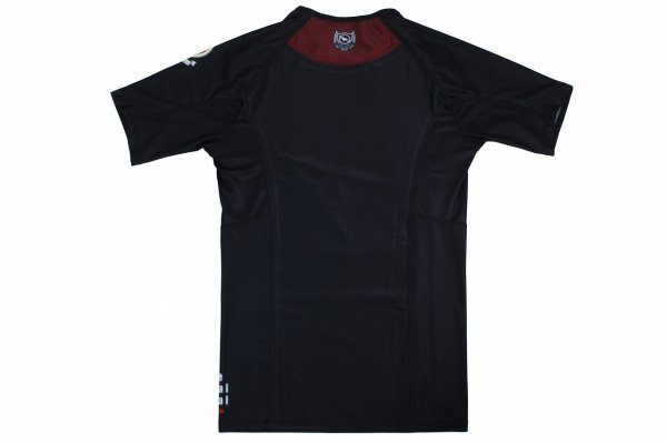 Photo5: BULL TERRIER Rashguard RANK 4.0 Short Sleeve Black (5)