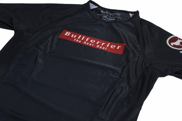 Photo6: BULL TERRIER Rashguard RANK 4.0 Short Sleeve Black (6)