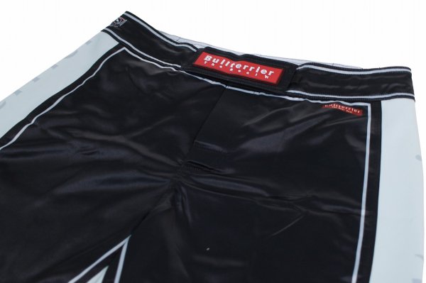 Photo6: BULL TERRIER Fight Shorts RANK 4.0 White (6)