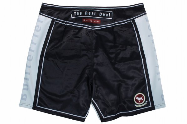 Photo5: BULL TERRIER Fight Shorts RANK 4.0 White (5)