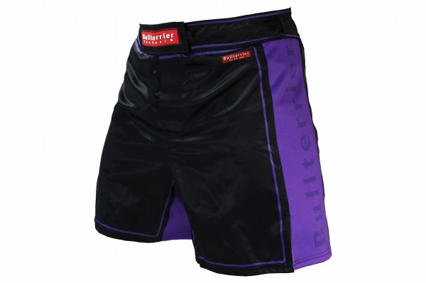 Photo1: BULL TERRIER Fight Shorts RANK 4.0 Purple (1)