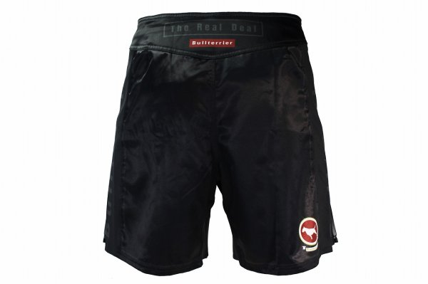 Photo3: BULL TERRIER Fight Shorts RANK 4.0 Black (3)