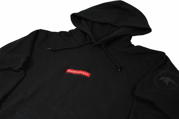Photo3: BULL TERRIER Hoodie Parka BOX TAG Black (3)