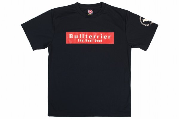 Photo1: BULL TERRIER Dry Fit T-Shirt BASIC LOGO Black (1)