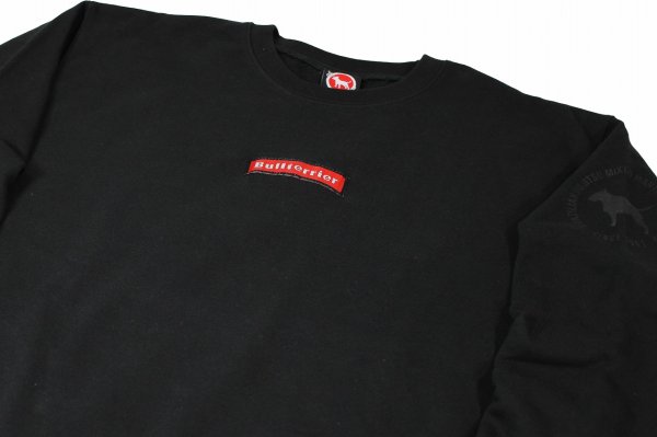 Photo3: BULL TERRIER Sweatshirt BOX TAG Black (3)