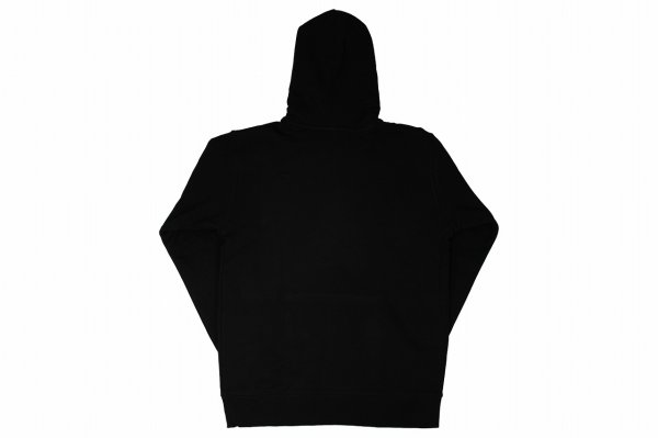 Photo2: BULL TERRIER Hoodie Parka Leather Stitching Black (2)