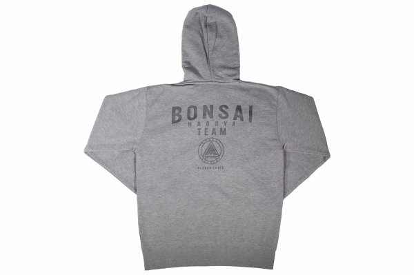 Photo2: BULL TERRIER Kleber Koike Gym Zip Hoodie Parka Gray (2)