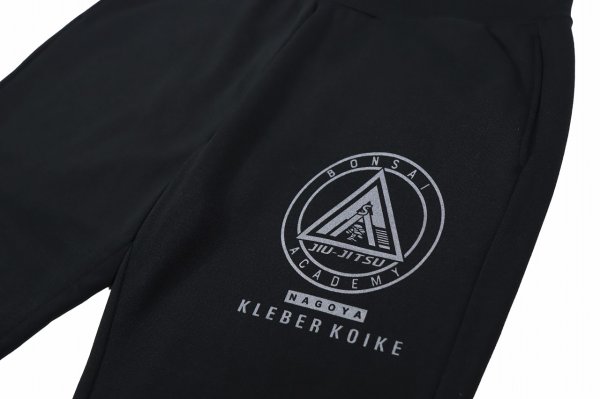 Photo3: BULL TERRIER Kleber Koike Gym SweatPants Black (3)
