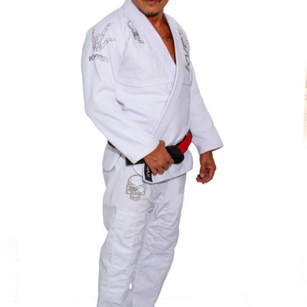 Photo3: KVRA Jiu-Jitsu Gi SILVER ARTE White (3)