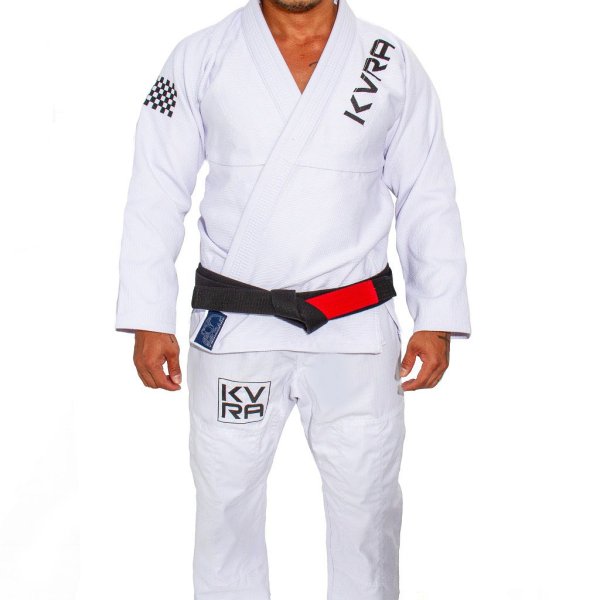Photo2: KVRA Jiu-Jitsu Gi FICHA BORDADOS White (2)