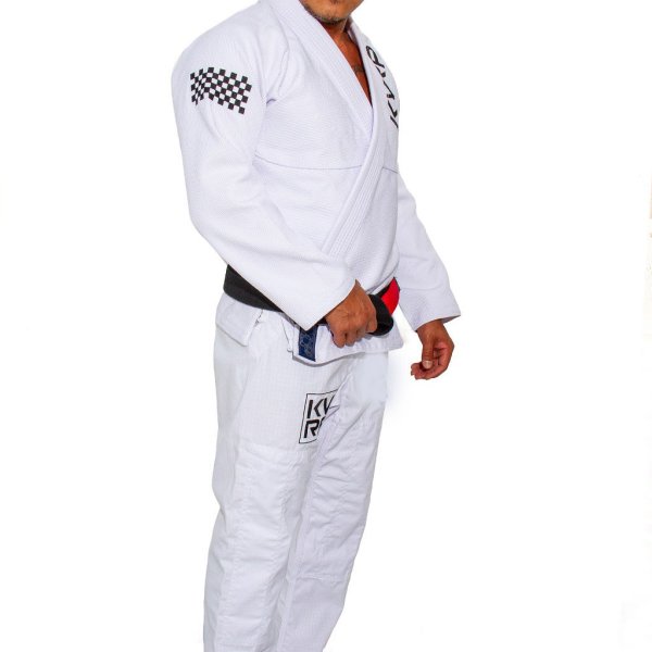 Photo4: KVRA Jiu-Jitsu Gi FICHA BORDADOS White (4)