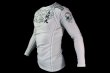 Photo2: BULL TERRIER Rashguard OROCHIMARU Long Sleeve White (2)