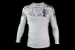 Photo1: BULL TERRIER Rashguard OROCHIMARU Long Sleeve White (1)