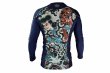 Photo3: BULL TERRIER Rashguard OROCHIMARU Long Sleeve Navy (3)