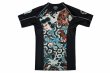 Photo5: BULL TERRIER Rashguard OROCHIMARU Short Sleeve Black (5)