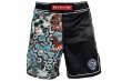 Photo1: BULL TERRIER Fight Shorts OROCHIMARU Black (1)