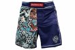 Photo1: BULL TERRIER Fight Shorts OROCHIMARU Navy (1)