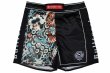 Photo4: BULL TERRIER Fight Shorts OROCHIMARU Black (4)