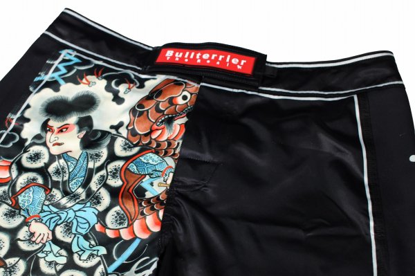 Photo6: BULL TERRIER Fight Shorts OROCHIMARU Black (6)